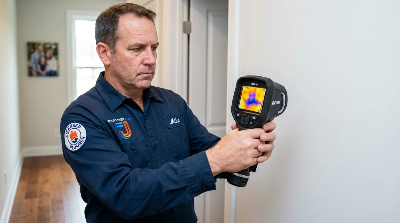 Thermal imaging leak detection by Johns Plumbing LLC in Stone Mountain